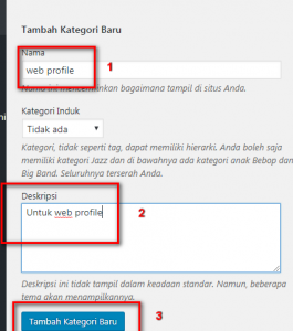 Cara Membuat Kategori