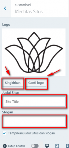 Cara Merubah Logo dan Judul Pada WordPress