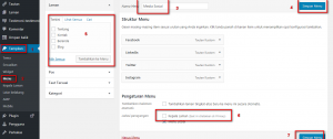 Cara Setting Menu Pada WordPress