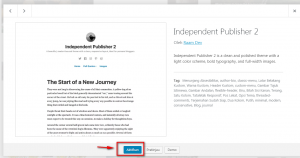 Mengaktifkan Theme WordPress Yang Di Pilih