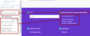 Merubah Footer 2